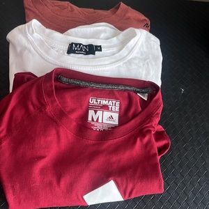 Bundle of 3 t-shirts short sleeve size M